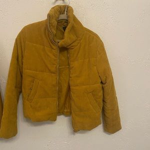 Corduroy Puffer Jacket - small